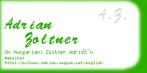 adrian zoltner business card